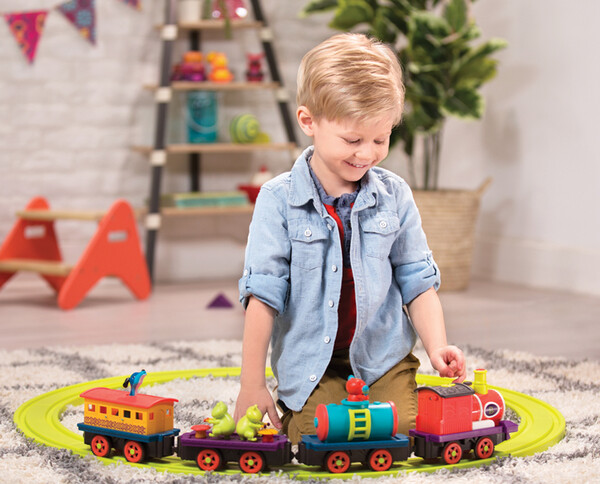 B. Brand B.Toys - Ensemble de train le "Critter Express" 062243409187