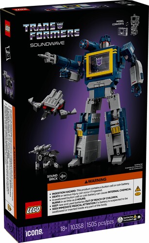 LEGO LEGO 10358 Transformers : Soundwave 673419408240