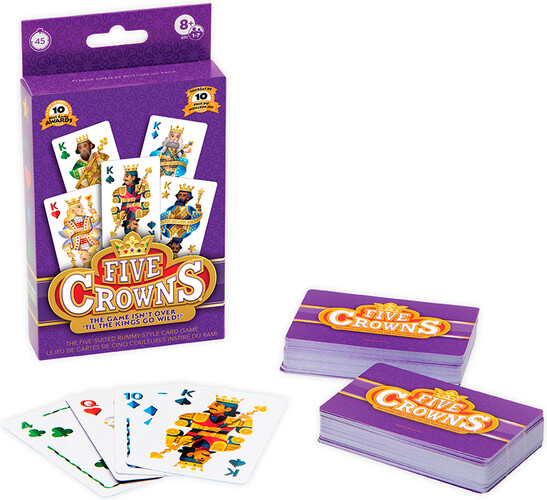 SET Enterprises Jeu de cartes Five Crowns (fr/en) 093514040112
