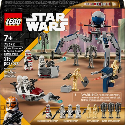 LEGO LEGO 75372 Pack de combat des Clone Troopers™ et Droïdes de combat 673419389457