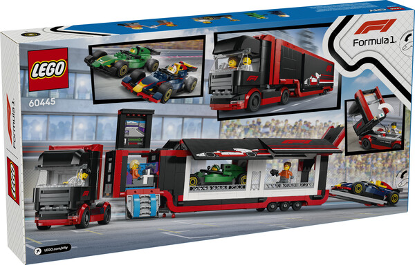 LEGO LEGO 60445 Camion de F1® avec voitures de F1® RB20 et AMR24 673419403481