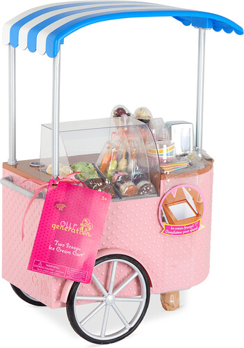 Poupées Our Generation Ensemble OG - Chariot à crème glacée "Two Scoops" pour poupée de 46 cm 062243441422
