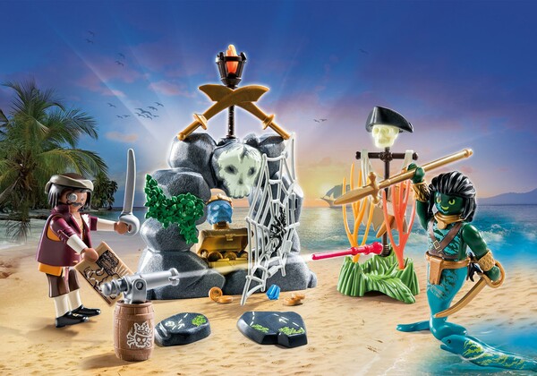 Playmobil Playmobil 71420 Pirate avec trésor 4008789714206