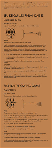 Ste-Sauvage Mölkky grand (fr/en) jeu de quilles finlandaises Ste-Sauvage 627843658818