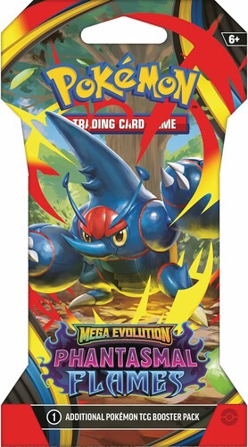 Pokémon Pokemon Mega Evolution 2 - phantasmal flames - booster Sleeved 196214126503