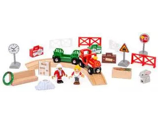 Brio Train Brio Train en bois Noël avec le calendrier de l'Avent 2024 - 36100 7312350361001