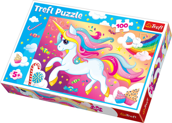 Trefl Casse-tête 100 jolie licorne 5900511163865