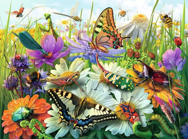 Ravensburger casse-tête Casse-tête 100 XXL Le monde merveilleux des insectes 4005555040491