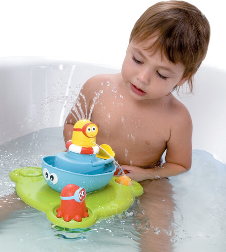 Yookidoo Fontaine de bain à batterie et figurines interchangeables 020373401150