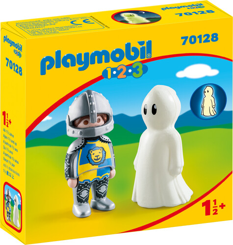 Playmobil Playmobil 70128 1.2.3 Chevalier et fantôme 4008789701282