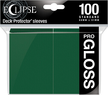 Ultra PRO Protecteurs de cartes Standard Eclipse PRO-Gloss Vert Forest 100ct 074427156053