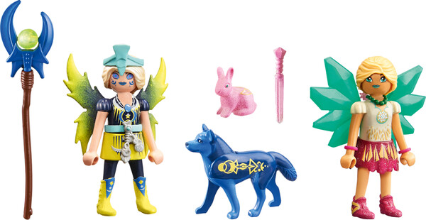 Playmobil Playmobil 71236 Crystal et Moon Fairy avec animaux 4008789712363