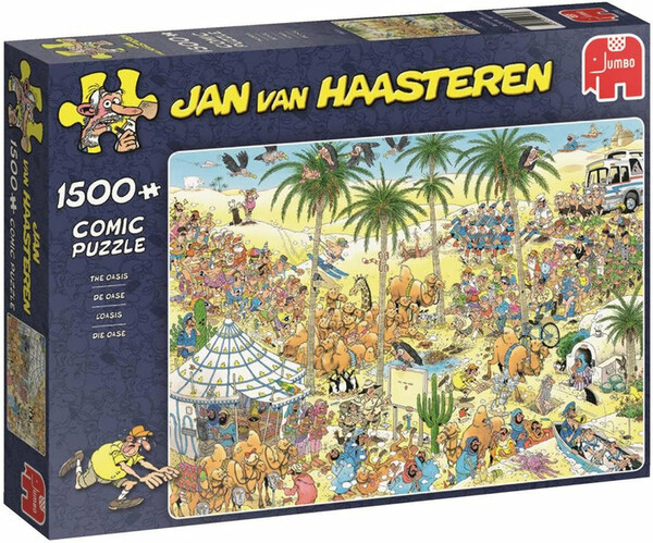 Jumbo Casse-tête 1500 Jan van Haasteren - L'oasis 8710126190593