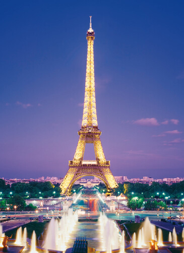 Clementoni Casse-tête 1000 Paris, la tour Eiffel et Trocadéro, France 8005125391226