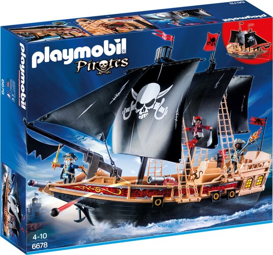Playmobil Playmobil 6678 Bateau pirates des ténèbres (août 2016) 4008789066787