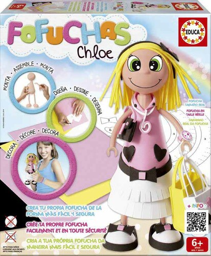 Educa Borras Créer une poupée Fofuchas chic Chloé 8412668163638