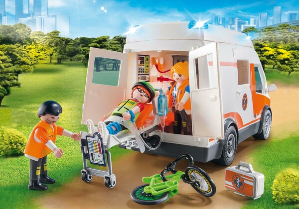 Playmobil Playmobil 70049 Ambulance et secouristes 4008789700490