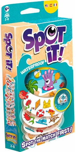 Zygomatic Spot it! / dobble (fr/en) Plage - waterproof (Blister-Eco) 3558380133049