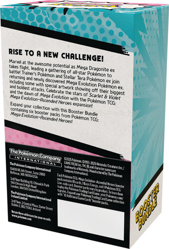 Pokémon Pokemon Mega Evolution 2.5 - ascended heroes - booster bundle (6) 196214141506