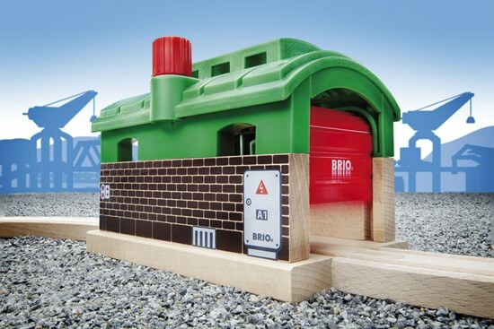 Brio Train Brio Train en bois Tunnel garage 33574 7312350335743