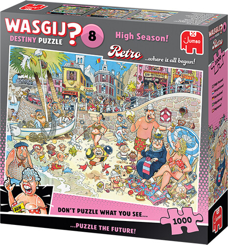 Jumbo Casse-tête 1000 Wasgij Retro Destiny #08 Haute saison 8710126018514