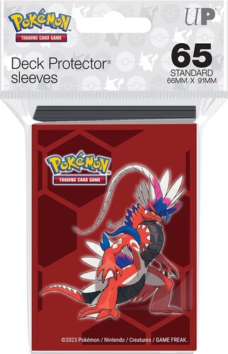 Pokémon Protecteurs de cartes Pokémon Koraidon 66x91mm 65ct 074427161866