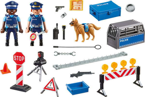 Playmobil Playmobil 6924 Barrage de police (juillet 2021) 4008789069245