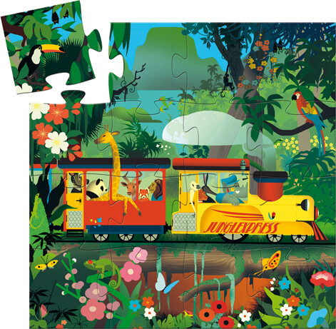 Djeco Casse-tête 16 La Locomotive 3070900072671