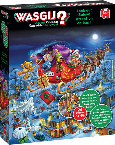 Jumbo Casse-tête 1000 Wasgij Noël calendrier de l’avent 2024 8721017602224