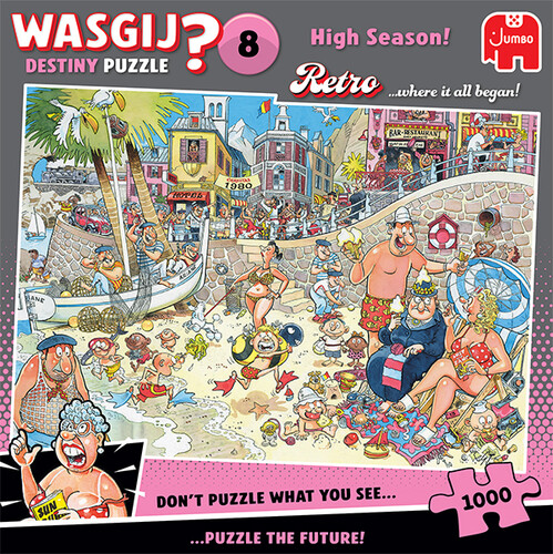 Jumbo Casse-tête 1000 Wasgij Retro Destiny #08 Haute saison 8710126018514