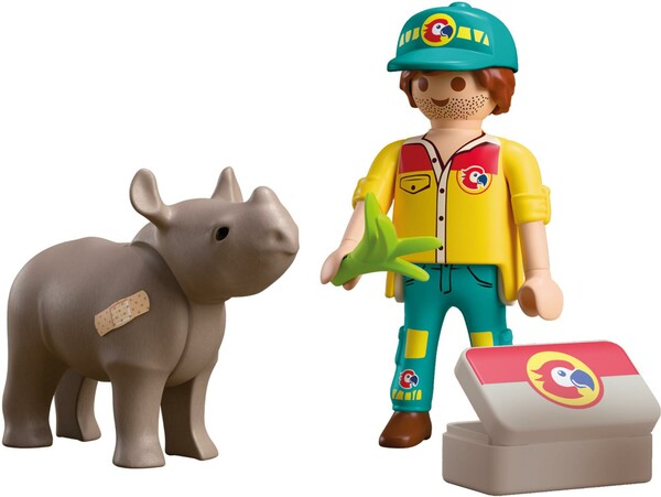Playmobil Playmobil 72025 Soigneur et rhinocéros 4008789720252