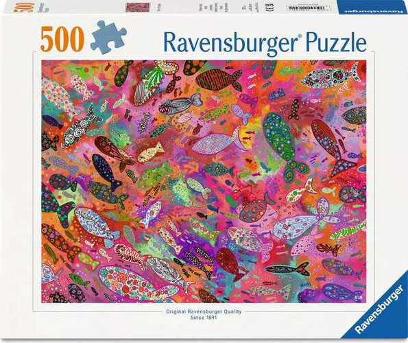 Ravensburger casse-tête Casse-tête 500 Poisson en fuchsia 4005555018445
