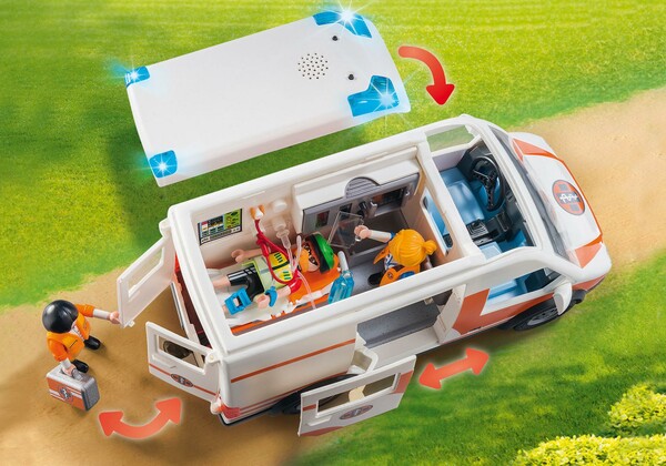 Playmobil Playmobil 70049 Ambulance et secouristes 4008789700490