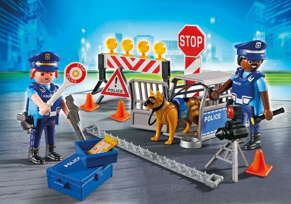 Playmobil Playmobil 6924 Barrage de police (juillet 2021) 4008789069245