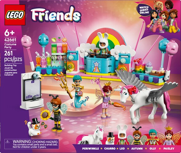 LEGO LEGO 42661 Soirée déguisée avec une licorne et une fée 673419404563