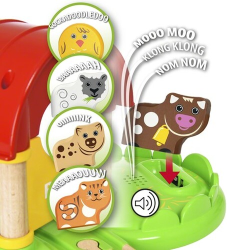 Brio Train Brio Train en bois Ma première ferme sonore BRIO 33826 7312350338263