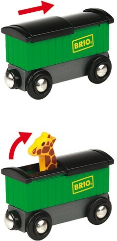 Brio Train Brio Train en bois Locomotive Safari 33722 7312350337228