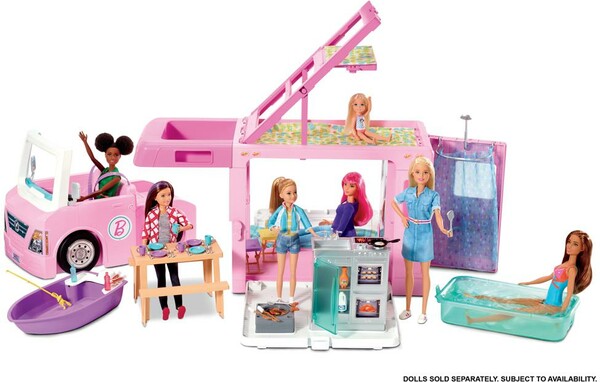 Mattel Barbie - Autocaravane de rêve 3-en-1 887961796865