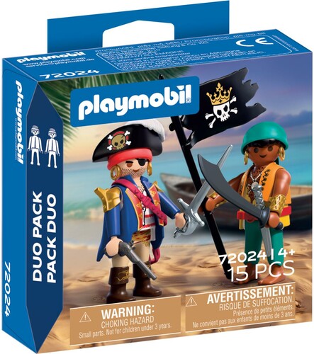 Playmobil Playmobil 72024 Pirates avec drapeau 4008789720245