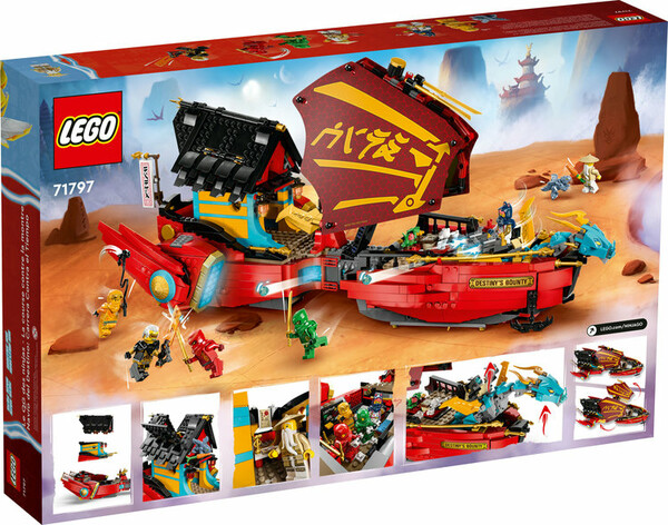 LEGO LEGO 71797 Ninjago Le QG des ninjas - La course contre la montre 673419375733