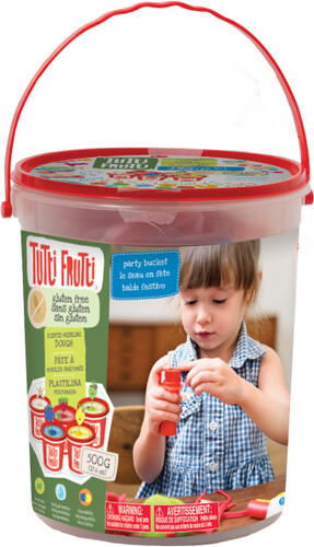 Tutti Frutti Pâte à modeler seau en fête sans gluten (fr/en) 061404178252