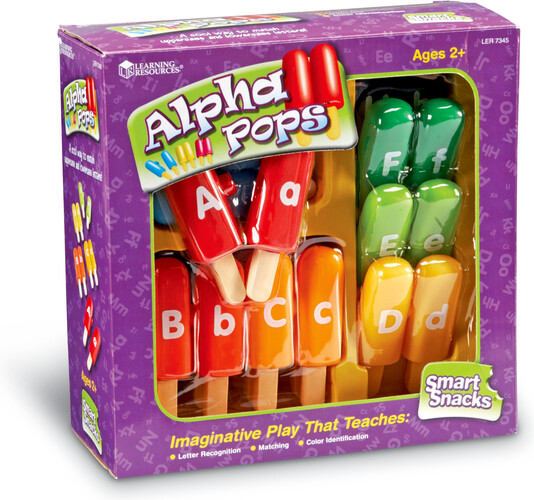 Learning Resources Sucettes glacées aux lettres de l'alphabet 765023073454