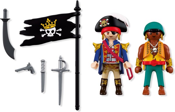 Playmobil Playmobil 72024 Pirates avec drapeau 4008789720245