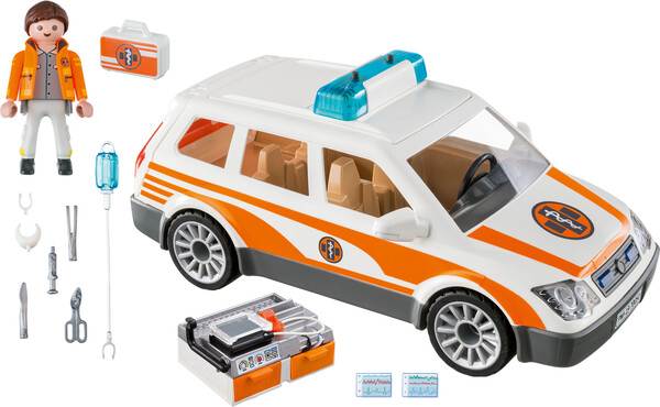 Playmobil Playmobil 70050 Voiture et ambulanciers 4008789700506