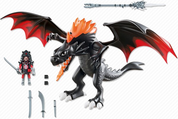 Playmobil Playmobil 5482 Grand Dragon royal avec flamme lumineuse (mars 2014) 4008789054821