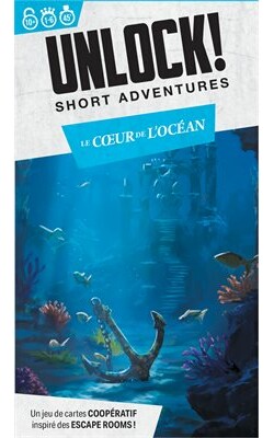 Space Cowboys Unlock ! Short Adventures (fr) 12 - Le Cœur de l'Ocean 3558380136408