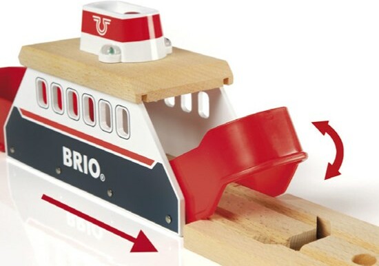 Brio Train Brio Train en bois Navire de transfert son et lumières 33569 7312350335699