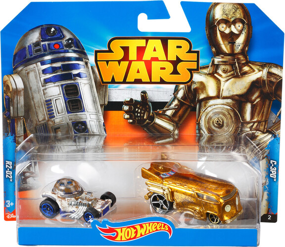 Hot Wheels Hot Wheels Voitures Star Wars C-3PO et R2-D2 887961130133