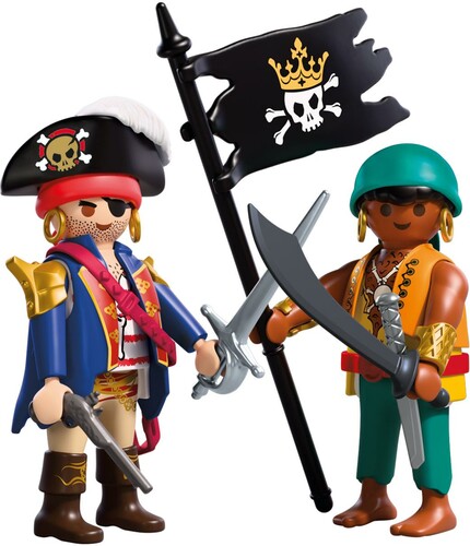 Playmobil Playmobil 72024 Pirates avec drapeau 4008789720245