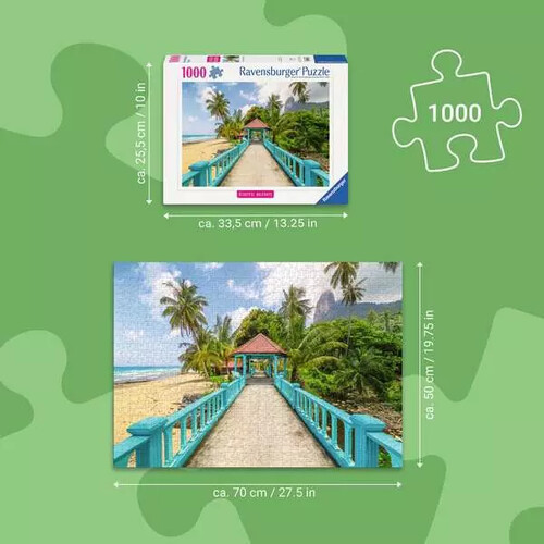 Ravensburger casse-tête Casse-tête 1000 Pontoloré en Malaisie 4005555017660
